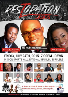 Upcoming Event : Restoration Lagos 2015 1