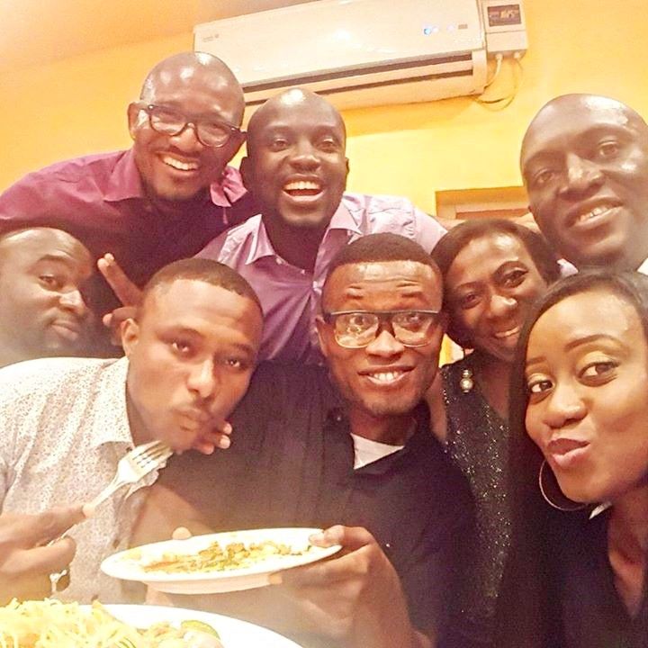 Sammie Okposo meets with Top House on the Rock lead Psalmists, plans to do a joint song. 1