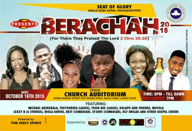 RCCG SEAT OF GLORY Musical Concert (BERACHAH2015) 14