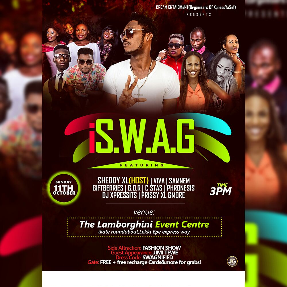 Cee Y, Phronesis, Forever, Prof Holyrock to perform at iS.W.A.G 1