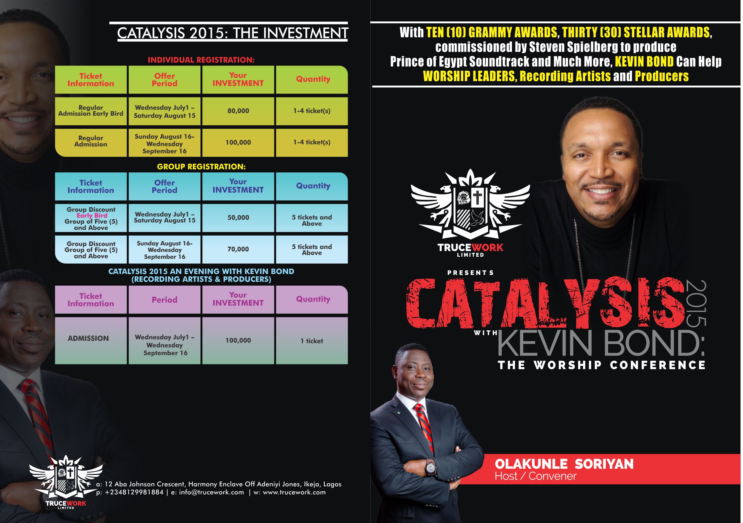 Event : Catalysis 2015 with Kevin Bond 1