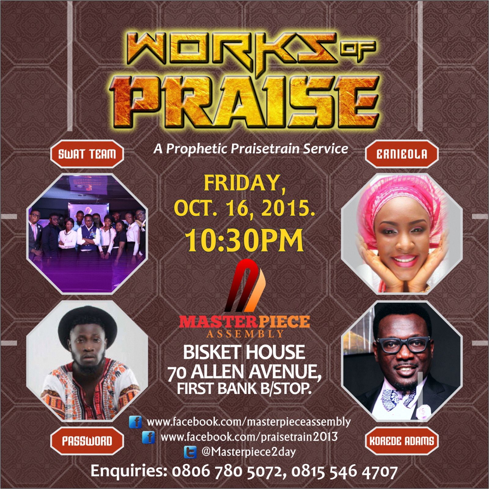 Gospel Event : Prophetic Praise Train – ‘WORKS OF PRAISE’ 1