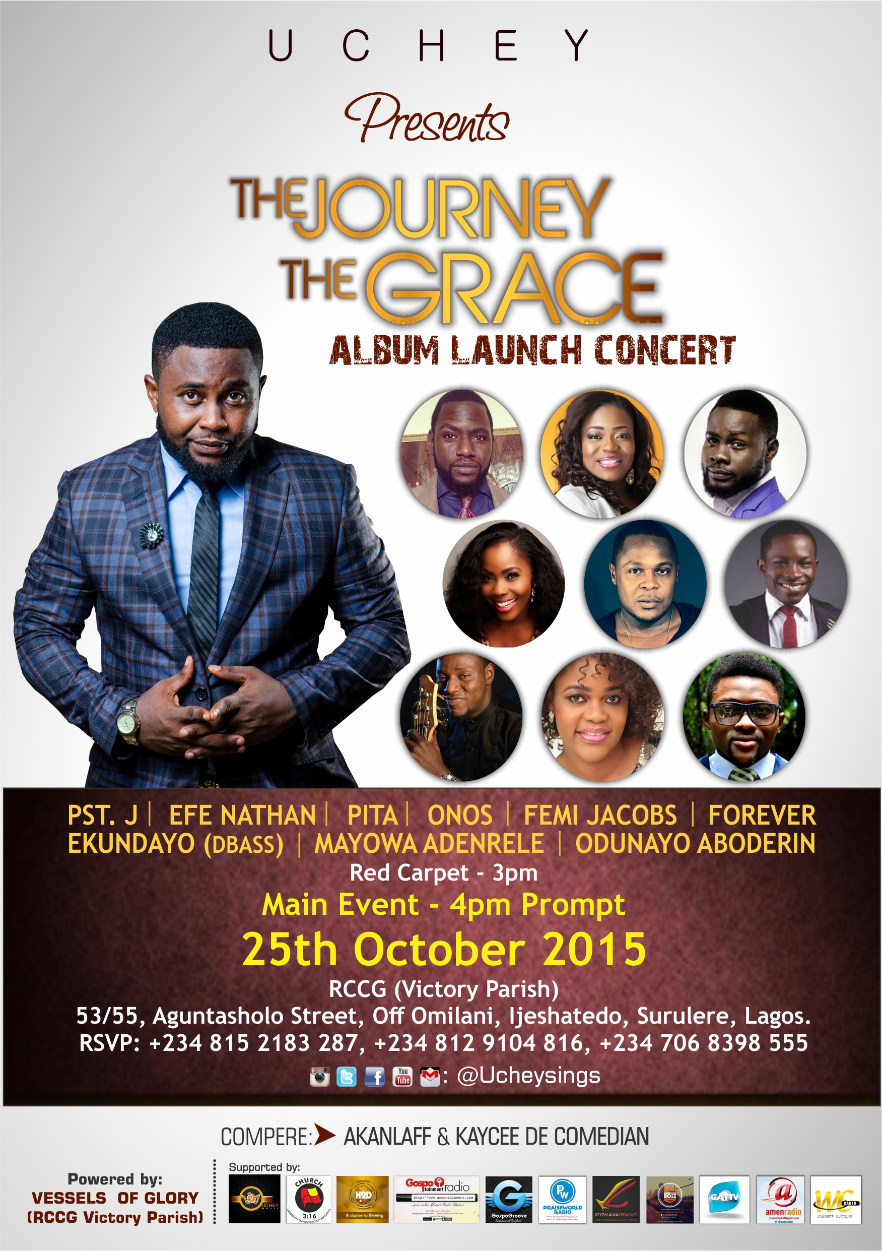 Event: Album Launch Concert Titled "The Journey The Grace" Uchey 1