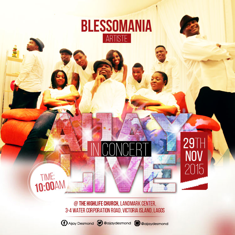 Aijay [@Aijaydesmond] hosts SAY AMEN Album Launch Concert with #AijayLive this November! 1