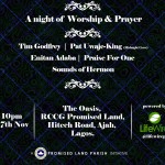 join Tim Godfrey, Pat Uwaje King and more at RCCG Promised Land, Ajah, Nov. 27th. 9