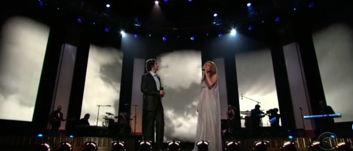 Live Performance: Josh Groban and Celine Dion Sing A Heavenly Duet Of ‘The Prayer’ 1