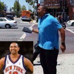 Former NBA player preaching at a street corner 6