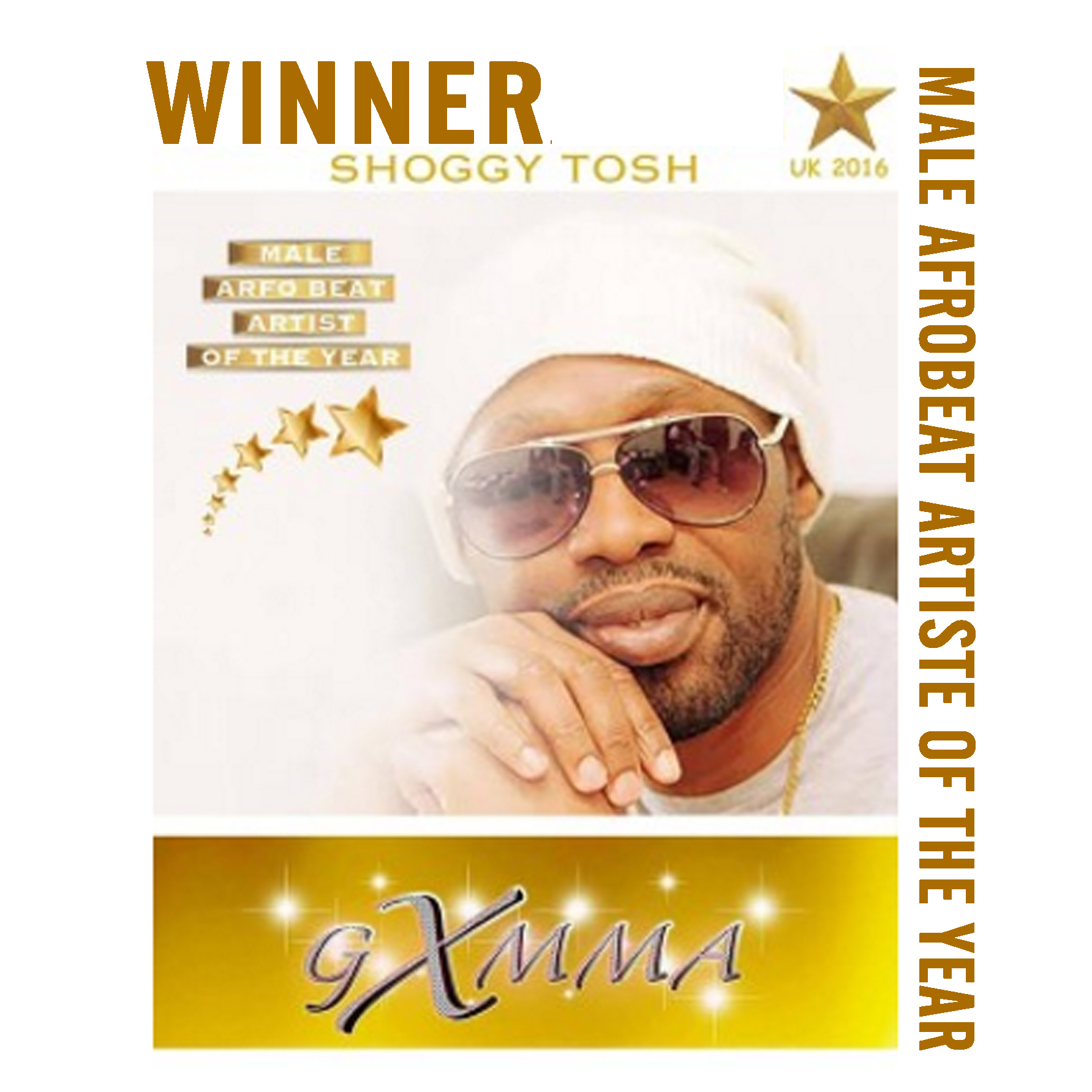 Shoggy Tosh wins at the 2016 Gospel Xplosion Music & Media UK Awards 1