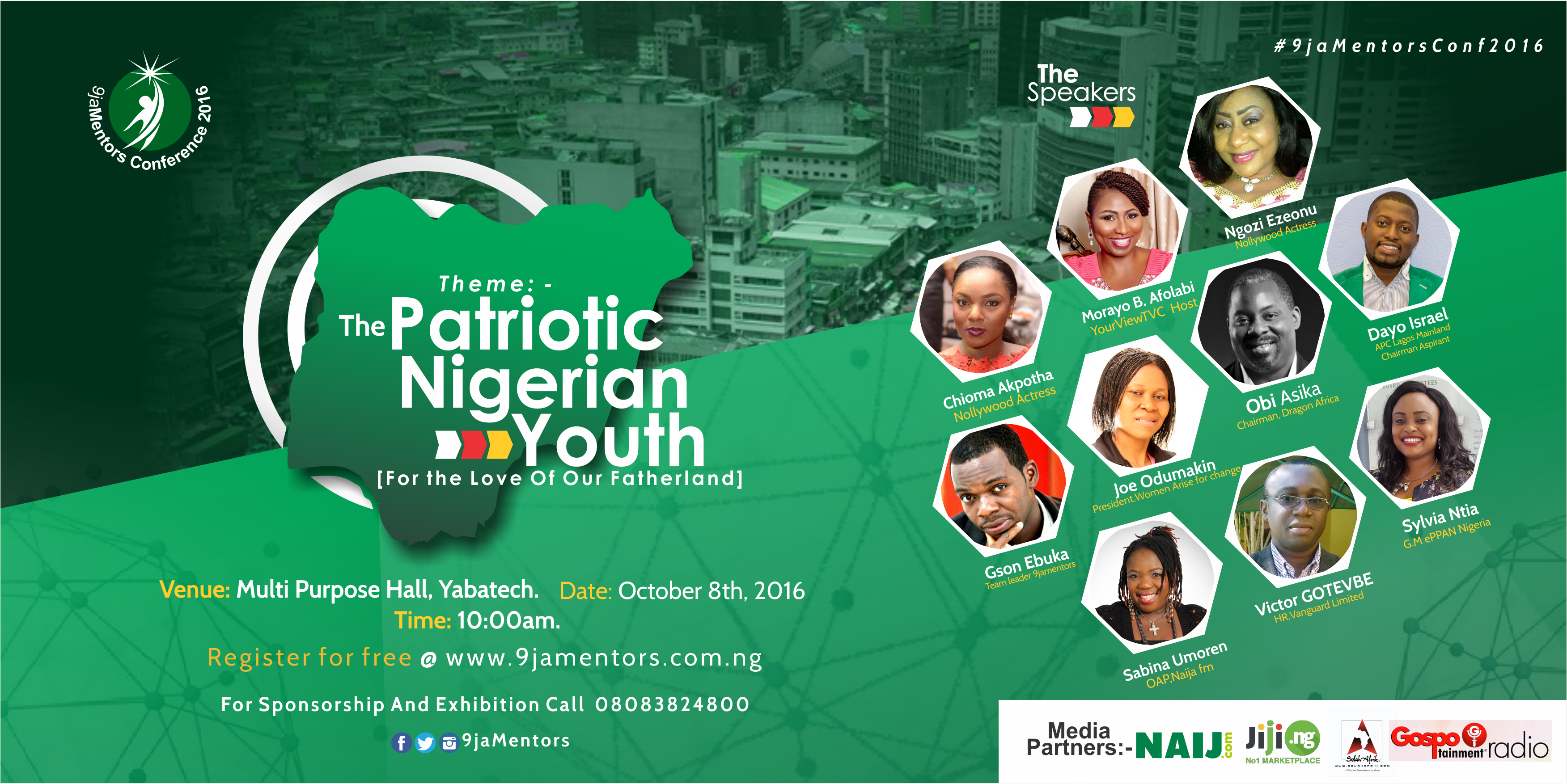 Dr Joe Odumakin, Chioma Akpotha, Obi Asika, Ngozi Ezeonu, Dayo Isreal to headline 9jaMentors Conference 2016 2