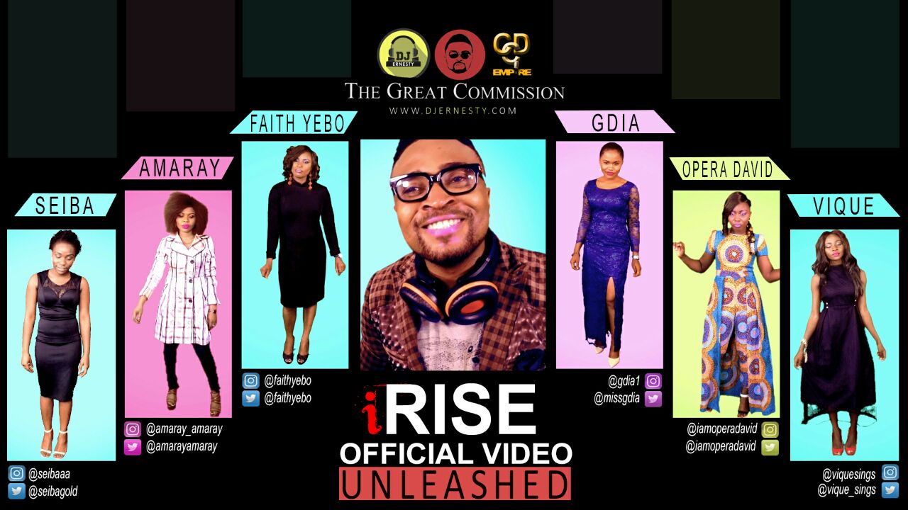 DJ Ernesty Releases Official Visual For iRise Featuring Faith Yebo, Amaray ,Opera David, Gdia, Vique,Seiba | Watch Video Below 1