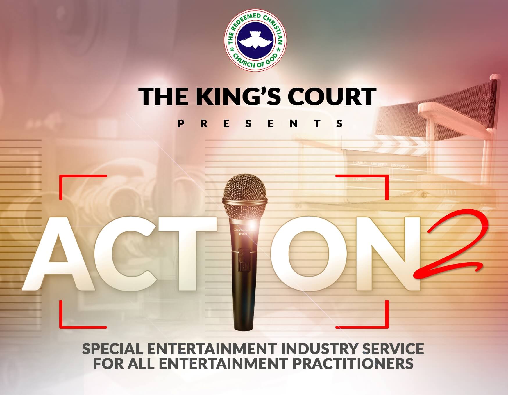 ACTION 2 : ENTERTAINERS GATHER FOR A SPECIAL CHURCH SERVICE AT RCCG (THE KINGS COURT) 1