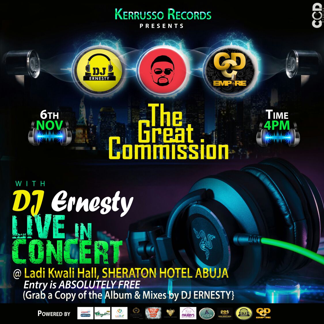 Dj Ernesty Officially Releases "The Great Commission" With a Concert for 2016 1