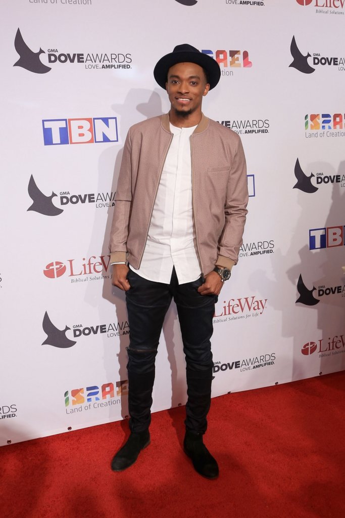 NASHVILLE, TN - OCTOBER 11:  Musician Jonathan McReynolds arrives at the 2016 Dove Awards at Allen Arena, Lipscomb University on October 11, 2016 in Nashville, Tennessee.  (Photo by Anna Webber/Getty Images for Dove Awards)
