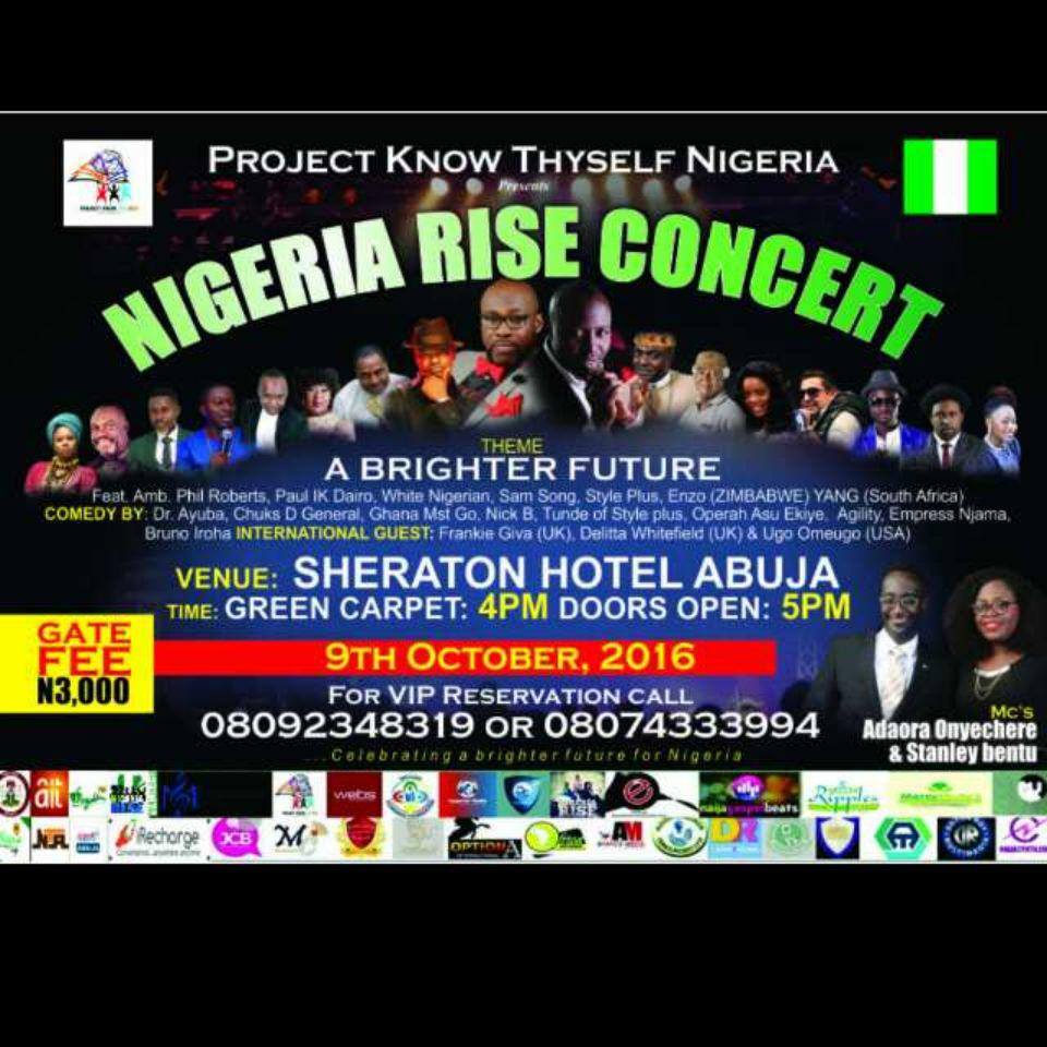 PROJECT KNOW THYSELF PRESENTS Nigeria Rise Concert |Oct.9 [@PKTSORG] 1