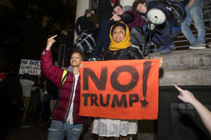 Photos: Protests in US cities over Donald Trump's Victory 8