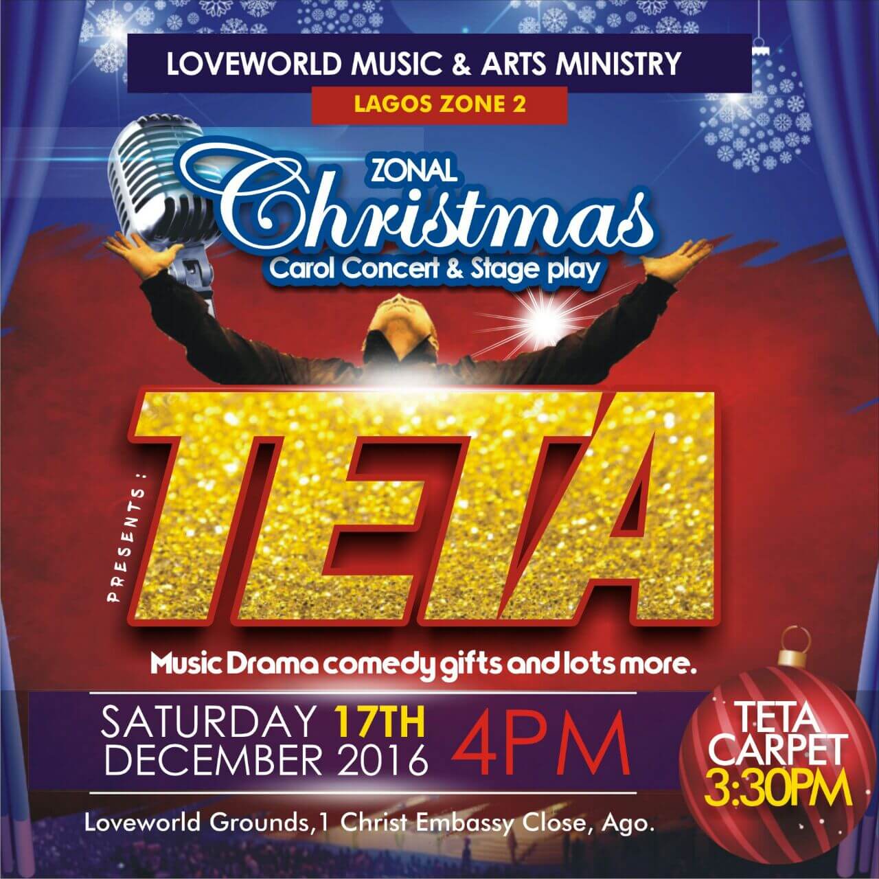 CHRIST EMBASSY LAGOS ZONE 2 PRESENTS - TETA (Carol and stage play) 8