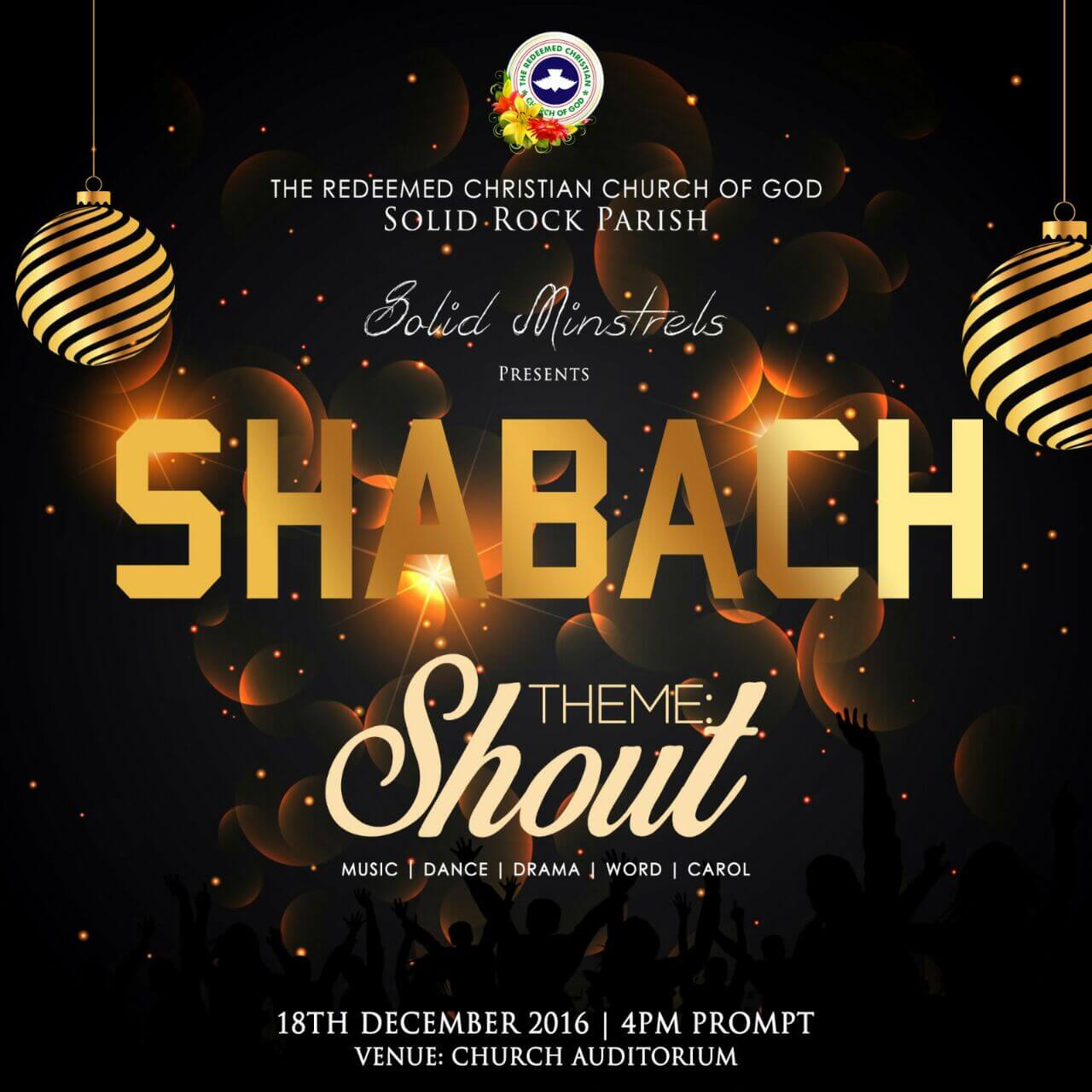 RCCG Solid Rock set to host SHABACH 2016 Themed 'Shout' @solidrockpeople 3