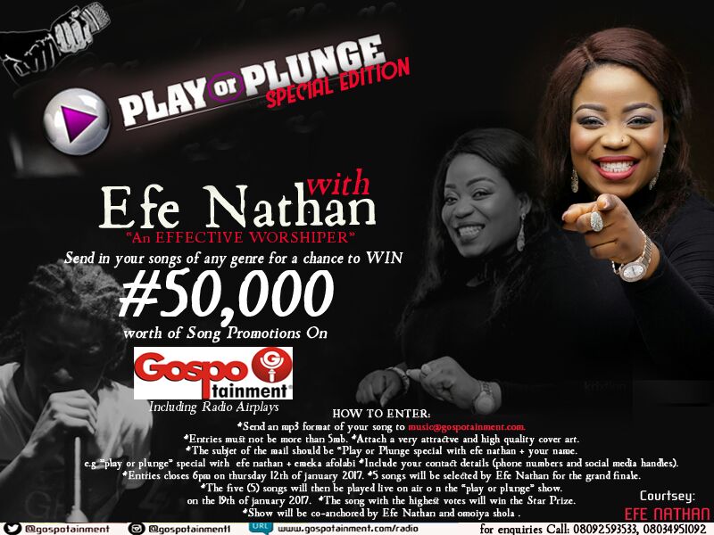 UPDATE : Play Or Plunge Special with Efe Nathan 2