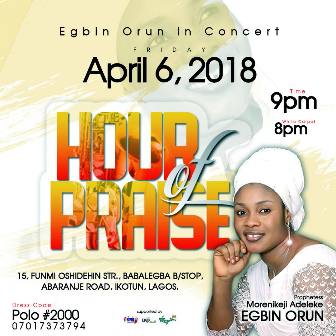 Egbin Orun concert 1