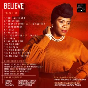 Lilian Dinma Announces the release of her album – Believe. 1