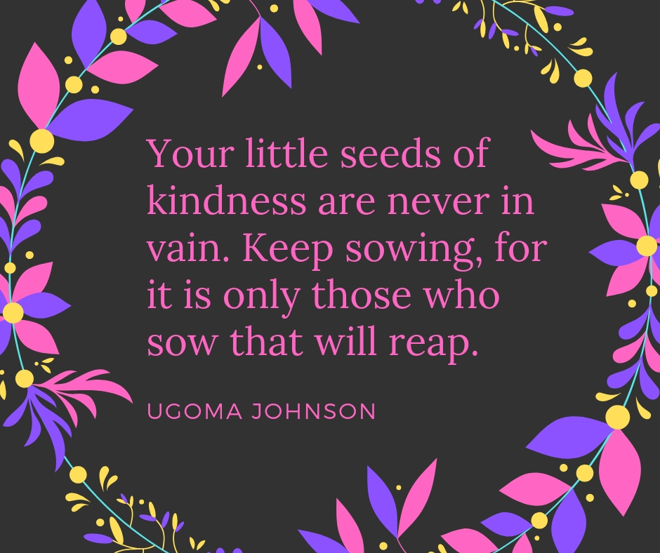QUOTE ON SOWING SEEDS