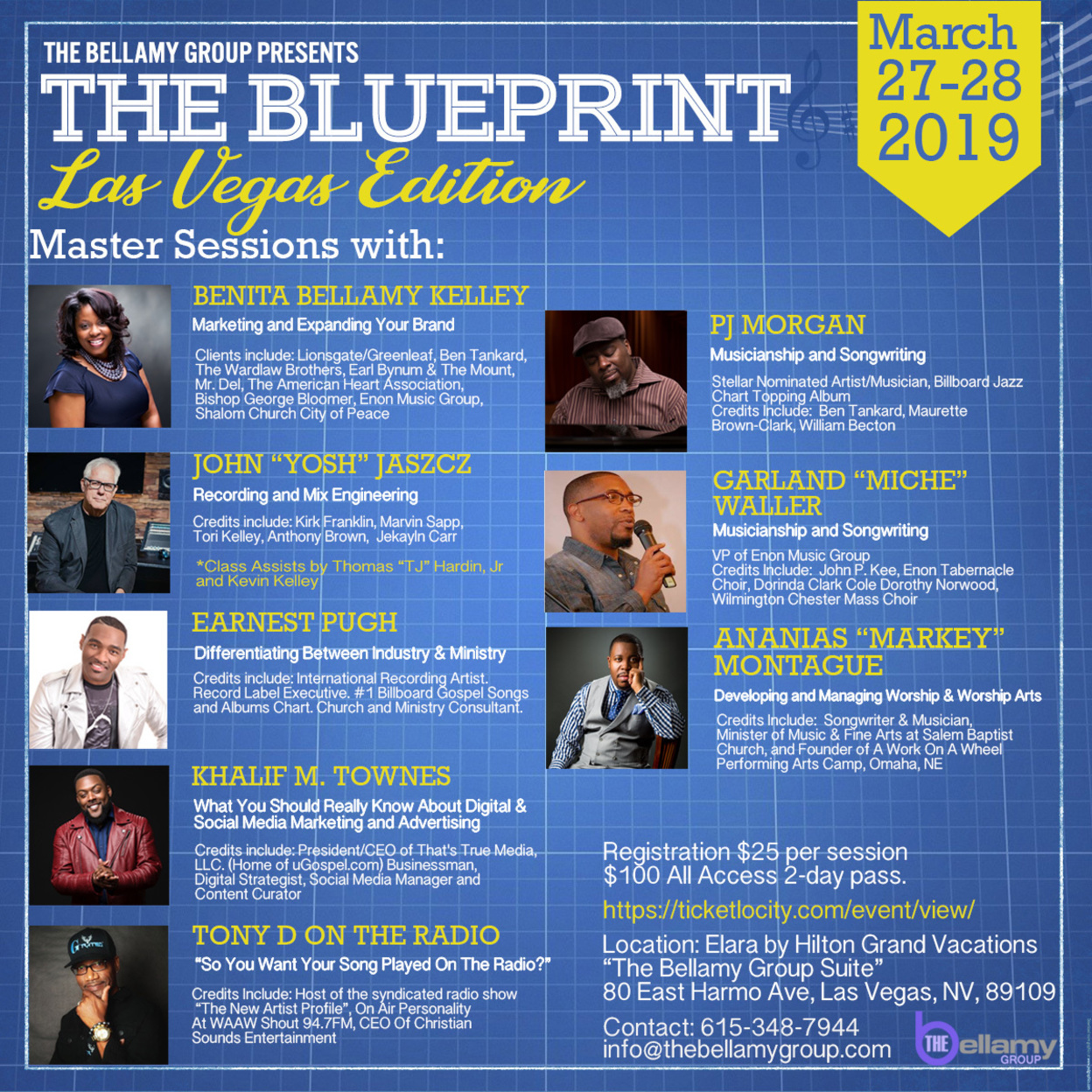 THE BLUEPRINT SET TO TAKE LAS VEGAS BY STORM BY OFFERING "MASTER SESSIONS" SEMINAR 1