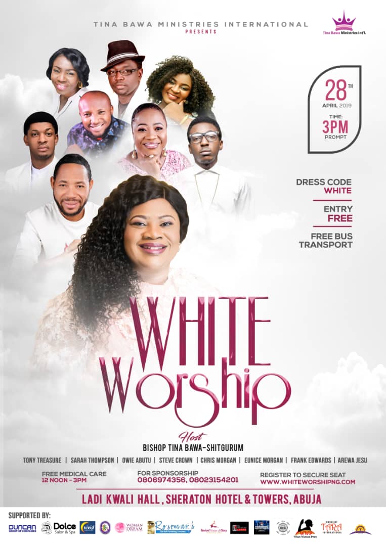 NEWS: Frank Edwards, Chris Morgan, Steve Crown, Owie Abutu and others to headline White Worship 2019. 1