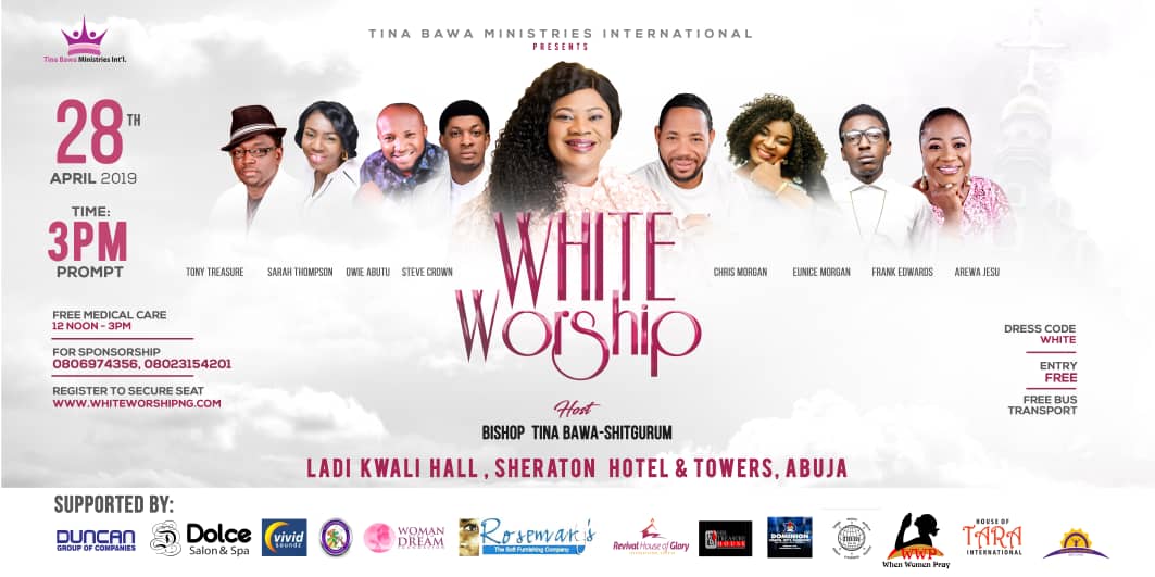 NEWS: Frank Edwards, Chris Morgan, Steve Crown, Owie Abutu and others to headline White Worship 2019. 2