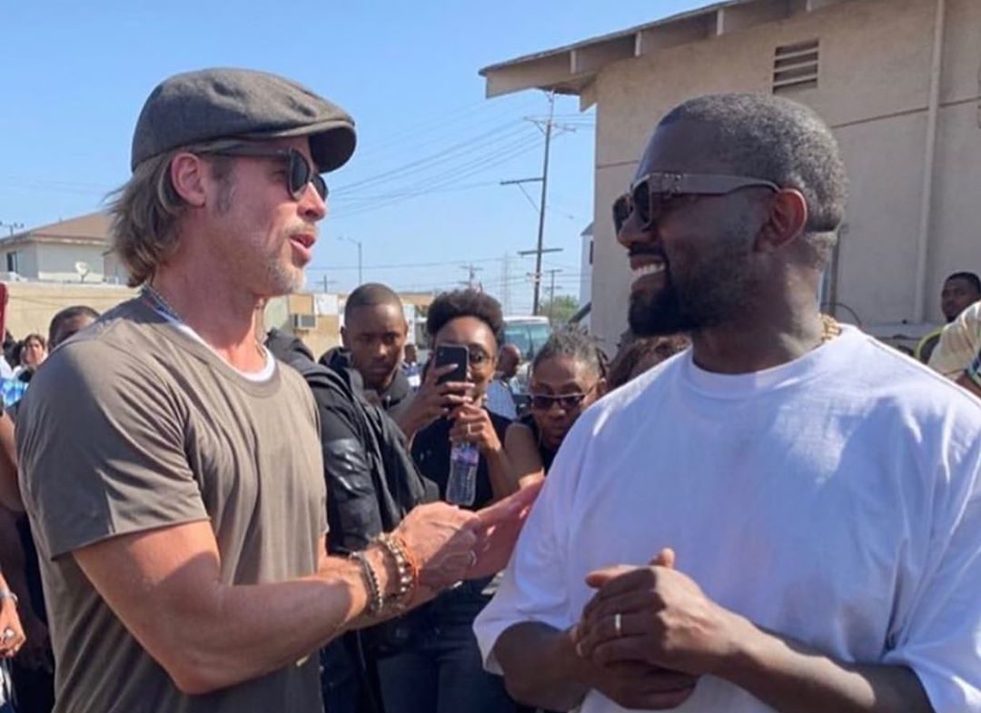 Brad pitt and Kanye West_n