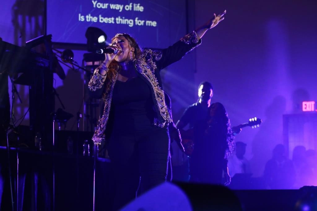 Photos: Kierra Sheard hosts live recording for self-titled album, Kierra. 6