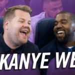 Kanye west and James Corden show