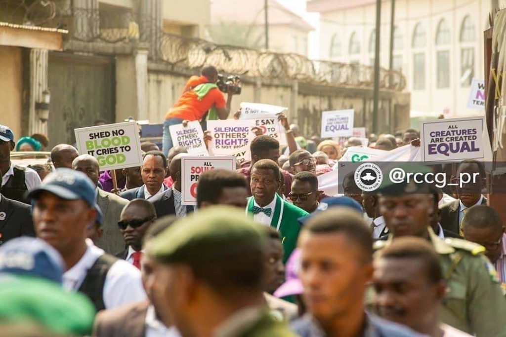RCCG March with Adeboye