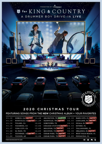 FOR KING & COUNTRY- A DRUMMER BOY DRIVE-IN