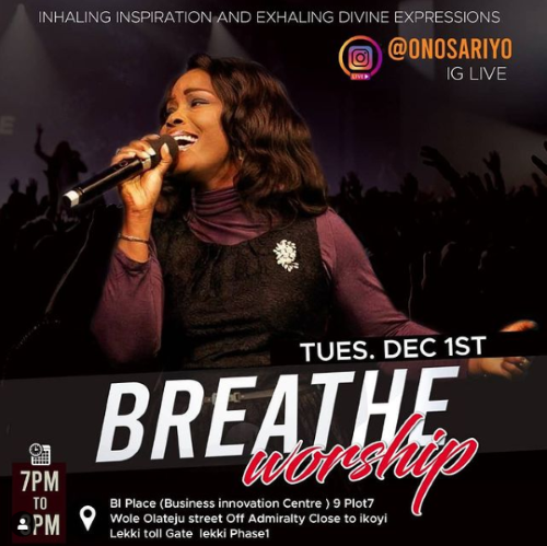 "BREATHE WORSHIP WITH ONOS" DECEMBER EDITION