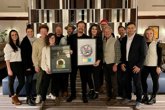 CASTING CROWNS CELEBRATE DOUBLE GOLD!
