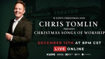CHRIS TOMLIN SET FOR ONLINE CHRISTMAS SPECIAL