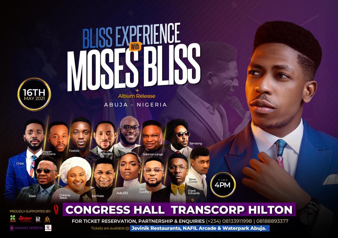 Moses Bliss set to host first major concert 1