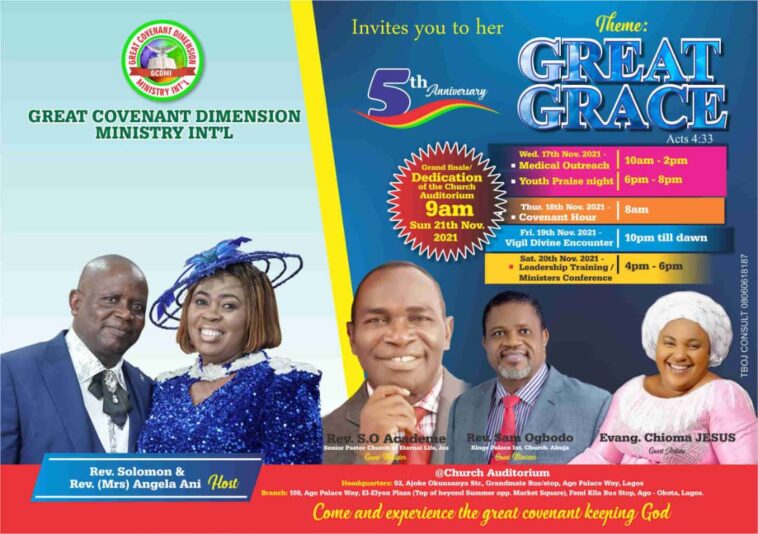 GREAT Covenant Dimension Ministry